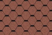Черепица гибкая красная