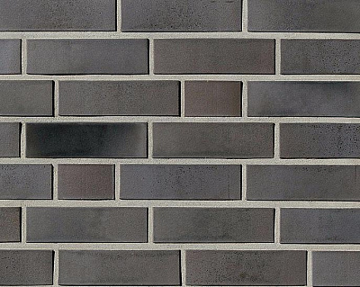 Картинка Кирпич - Импортный кирпич Кирпич облицовочный BRISBANE : М-600 размером 115x240x. Цвет черный, производство Roben  