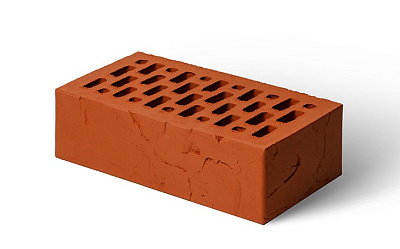 Картинка Кирпич - Облицовочный кирпич Облицовочный пустотелый : М-175 размером 120x250x65. Цвет красный, производство Магма 
