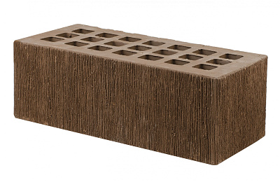 Картинка Кирпич - Облицовочный кирпич Облицовочный Полуторный : М-175 размером 120x250x88. Цвет коричневый, производство Железногорский кирпичный завод 