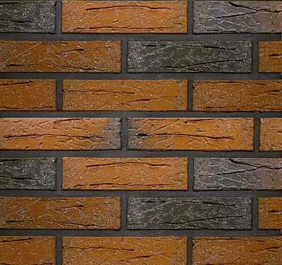 Картинка Кирпич - Импортный кирпич Кирпич облицовочный Red flame с обсыпкой песком : М-250 размером 85x250x65. Цвет красный, производство Terca 