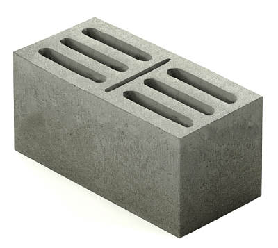 7-ми щелевой стеновой блок