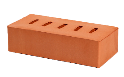 Картинка Кирпич - Строительный кирпич Строительный  условно-полнотелый : М-150 размером 120x250x65. Цвет красный, производство Пятый элемент кирпичный завод 