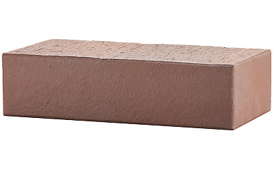 Картинка Кирпич - Облицовочный кирпич Облицовочный Одинарный Полнотелый : М-400 размером 120x250x65. Цвет коричневый, производство ЛСР 