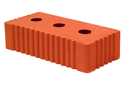 Картинка Кирпич - Строительный кирпич Строительный полнотелый : М-150 размером 120x250x65. Цвет красный, производство Мстерский кирпичный завод 