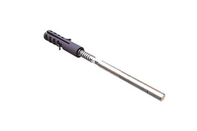 Крепление хомута с дюбелем, 100 мм