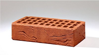 Картинка Кирпич - Облицовочный кирпич Облицовочный Одинарный : М-150 размером 120x250x65. Цвет коричневый, производство Воротынский кирпичный завод 