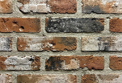 Картинка Кирпич - Ручная формовка Облицовочный Ручной формовки RB 03 loft : М-400 размером 120x250x65. Цвет красный, производство Real&nbspBrick 