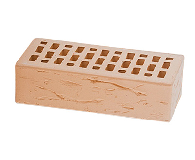 Картинка Кирпич - Облицовочный кирпич Облицовочный Одинарный : М-175 размером 120x250x65. Цвет желтый, производство ЛСР 