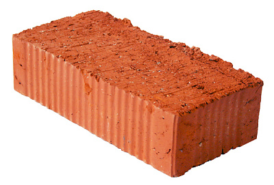 Картинка Кирпич - Строительный кирпич Строительный полнотелый : М-150 размером 120x250x65. Цвет красный, производство Липковский кирпичный завод 