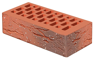 Картинка Кирпич - Облицовочный кирпич Облицовочный Одинарный : М-175 размером 120x250x65. Цвет красный, производство Голицынский кирпичный завод 