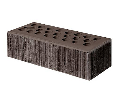 Картинка Кирпич - Облицовочный кирпич Облицовочный Евро : М-150 размером 85x250x65. Цвет коричневый, производство Керма кирпичный завод 