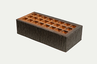 Картинка Кирпич - Облицовочный кирпич Облицовочный пустотелый : М-150 размером 120x250x65. Цвет красный, производство Губский кирпичный завод 