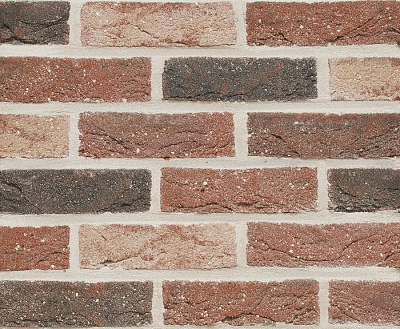 Картинка Кирпич - Ручная формовка Облицовочный Ручной формовки Pelham Antique : М-125 размером 100x215x65. Цвет красный, производство Terca 