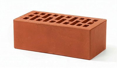Картинка Кирпич - Строительный кирпич Строительный пустотелый : М-200 размером 120x250x88. Цвет красный, производство Вышневолоцкая Керамика 