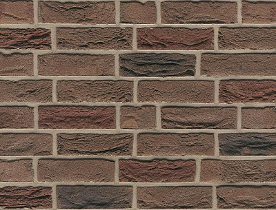 Картинка Кирпич - Импортный кирпич Кирпич облицовочный Nr. 20 Ruhrtal Mangan : М-150 размером 100x210x65. Цвет коричневый, производство Muhr 