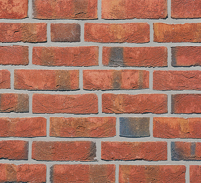 Картинка Кирпич - Импортный кирпич Кирпич облицовочный WASSERSTRICH : М-200 размером 115x240x71. Цвет красный, производство Roben  
