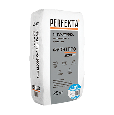 Штукатурка высокопрочная ФронтПро Эксперт Зима