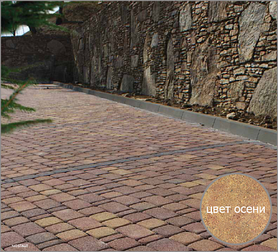 Тротуарная плитка Nostalit Decco Colormix