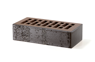 Картинка Кирпич - Облицовочный кирпич Облицовочный Одинарный 5-32-00-0-12 : М-200 размером 120x250x65. Цвет черный, производство RECKE 