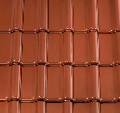 Керамическая черепица TITANIA NUANCE медно-красный  