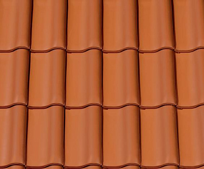 Керамическая черепица HARMONIE натуральный красный 