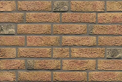 Картинка Кирпич - Импортный кирпич Кирпич облицовочный Nr.4 Gelbbroze-bunt geflammt : М-150 размером 100x210x65. Цвет коричневый, производство Muhr 