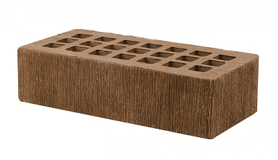 Картинка Кирпич - Облицовочный кирпич Облицовочный Одинарный : М-175 размером 120x250x65. Цвет коричневый, производство Железногорский кирпичный завод 