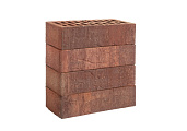 Кирпич - Облицовочный кирпич Облицовочный одинарный : М-150 размером 120x250x65. Цвет красный, производство Винзилинский завод 