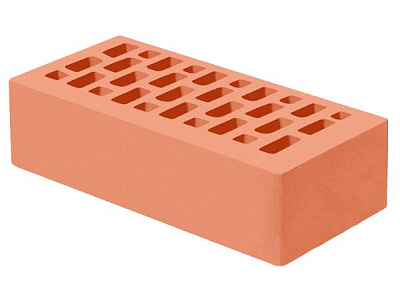 Картинка Кирпич - Облицовочный кирпич Облицовочный Одинарный : М-175 размером 120x250x65. Цвет красный, производство Голицынский кирпичный завод 