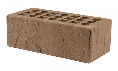 Картинка Кирпич - Облицовочный кирпич Облицовочный Полуторный : М-175 размером 120x250x88. Цвет коричневый, производство Железногорский кирпичный завод 