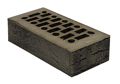 Картинка Кирпич - Облицовочный кирпич Облицовочный Одинарный : М-200 размером 120x250x65. Цвет серый, производство Клим Клинкер Кирпичный Завод 