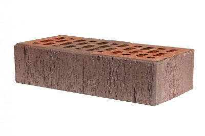 Картинка Кирпич - Облицовочный кирпич Облицовочный Одинарный : М-175 размером 120x250x65. Цвет коричневый, производство Славянский КЗ 