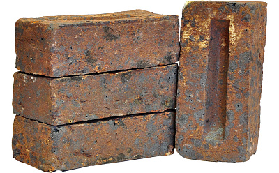 Картинка Кирпич - Ручная формовка Облицовочный кирпич Ручной формовки №10 : М-300 размером 100x210x65. Цвет красный, производство САФОНОВСКИЙ КИРПИЧНЫЙ ЗАВОД 