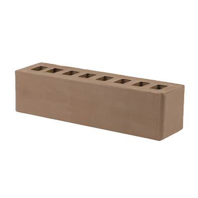 Картинка Кирпич - Облицовочный кирпич Облицовочный Евро 0,5 : М-150 размером 65x250x65. Цвет коричневый, производство Железногорский кирпичный завод 