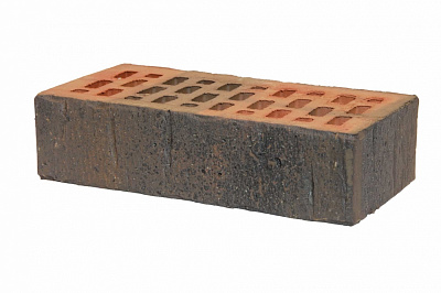 Картинка Кирпич - Облицовочный кирпич Облицовочный Одинарный : М-175 размером 120x250x65. Цвет коричневый, производство Славянский КЗ 