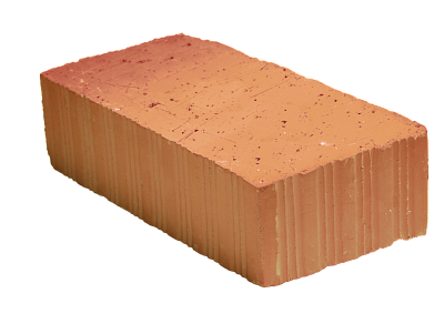Картинка Кирпич - Строительный кирпич Строительный полнотелый : М-150 размером 120x250x65. Цвет красный, производство Ломинцевский кирпичный завод 