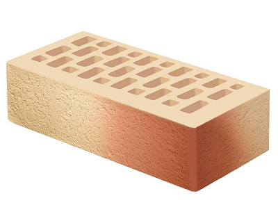 Картинка Кирпич - Облицовочный кирпич Облицовочный Одинарный : М-175 размером 120x250x65. Цвет , производство Голицынский кирпичный завод 