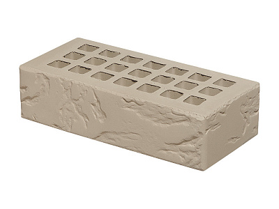 Картинка Кирпич - Облицовочный кирпич Облицовочный Одинарный : М-175 размером 120x250x65. Цвет серый, производство Старооскольский кирпичный завод 