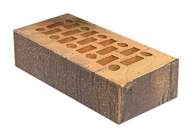 Картинка Кирпич - Облицовочный кирпич Облицовочный Одинарный : М-200 размером 120x250x65. Цвет красный, производство Клим Клинкер Кирпичный Завод 