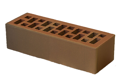 Картинка Кирпич - Облицовочный кирпич Облицовочный Евро : М-150 размером 85x250x65. Цвет баварская кладка, производство Браер кирпичный завод 