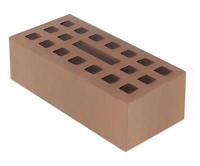 Картинка Кирпич - Облицовочный кирпич Облицовочный Полуторный : М-150 размером 120x250x88. Цвет коричневый, производство Новокубанский ЗКСМ 