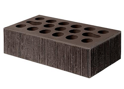 Картинка Кирпич - Облицовочный кирпич Облицовочный Одинарный : М-150 размером 120x250x65. Цвет коричневый, производство Керма кирпичный завод 