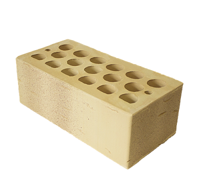 Картинка Кирпич - Облицовочный кирпич Облицовочный полуторный : М-150 размером 120x250x88. Цвет желтый, производство АК Барс Керамик 