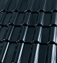 Керамическая черепица BARI schwarz-matt