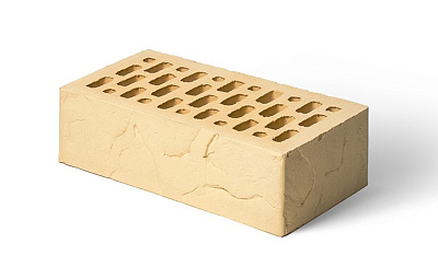 Картинка Кирпич - Облицовочный кирпич Облицовочный пустотелый : М-175 размером 120x250x65. Цвет желтый, производство Магма 