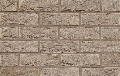 Картинка Кирпич - Ручная формовка Облицовочный кирпич Ручной формовки Вейде : М-125 размером 100x210x65. Цвет белый, производство Богандинский кирпичный завод 