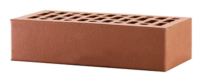 Картинка Кирпич - Облицовочный кирпич Облицовочный Одинарный : М-175 размером 120x250x65. Цвет красный, производство ЛСР 