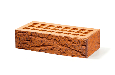 Картинка Кирпич - Облицовочный кирпич Облицовочный пустотелый : М-150 размером 120x250x65. Цвет красный, производство Губский кирпичный завод 