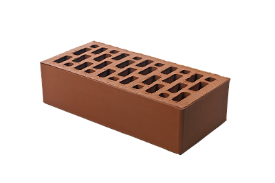 Картинка Кирпич - Облицовочный кирпич Облицовочный Одинарный : М-150 размером 120x250x65. Цвет красный, производство Браер кирпичный завод 